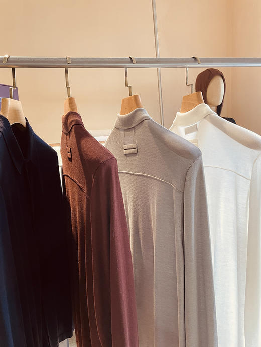 柜13K 杰尼亚同款针织长袖衬衫 商品图6