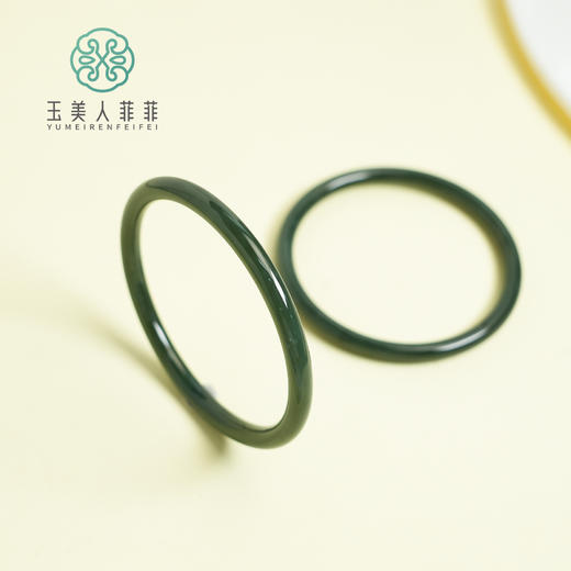 和田玉碧玉手镯 商品图0