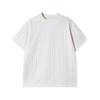25AS350夏季新款时尚个性立体竖条纹显瘦休闲百搭通勤套头宽松圆领上衣 商品缩略图1
