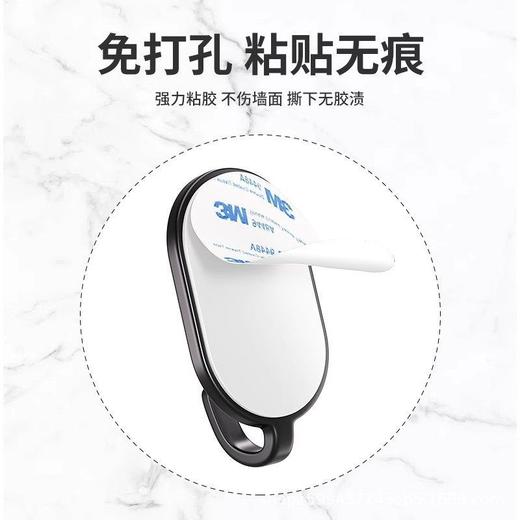 无痕强力免打孔厨房不锈钢门后上钩子粘胶挂钩承重贴浴室粘钩墙壁 商品图2