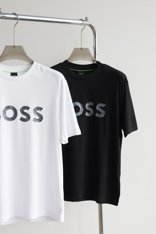 H.B 丝光棉 打印字母印花圆领卫衣 TX383 商品图3