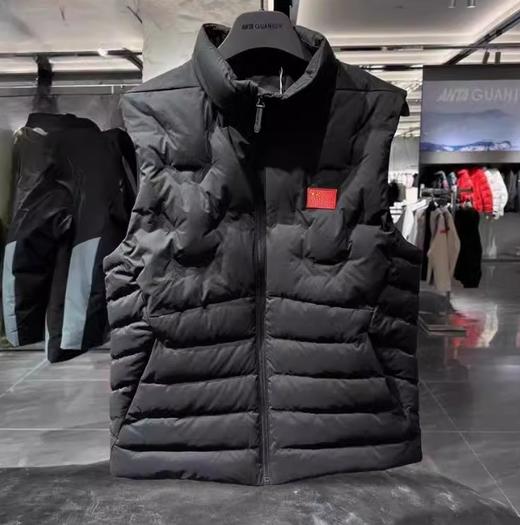 安踏冠军全天候系列2024冬男士修身立领防泼水羽绒马甲152440905 商品图1