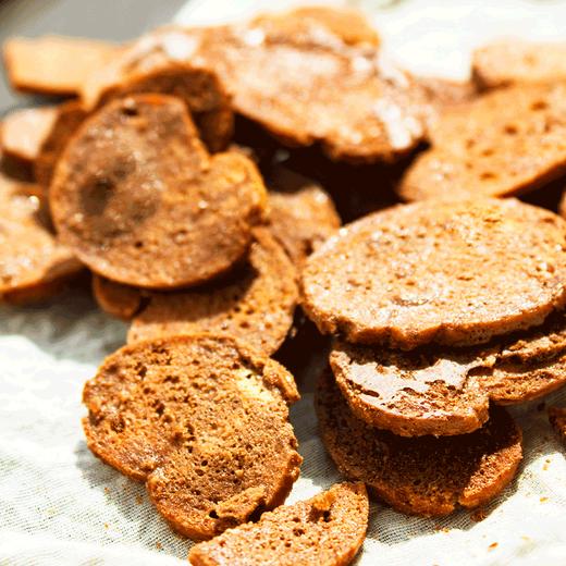 唔天佳贝果脆55g*3袋蜂蜜黄油蒜香可可味贝果脆片薄脆面包干办公室休闲解馋零食 商品图6