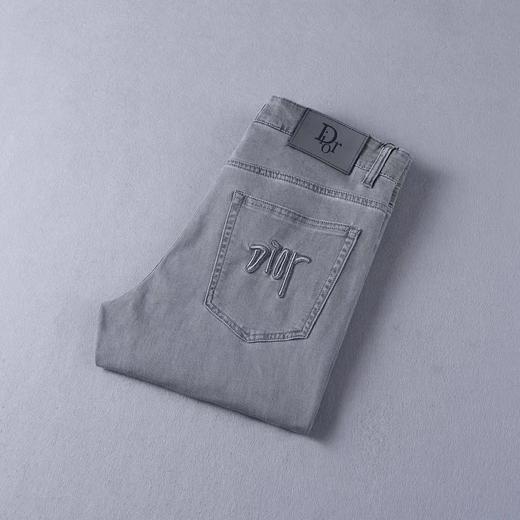 【 舒适百搭！精湛细节！】春夏新款灰色水洗牛仔裤！进口天丝莫代尔面料 商品图2