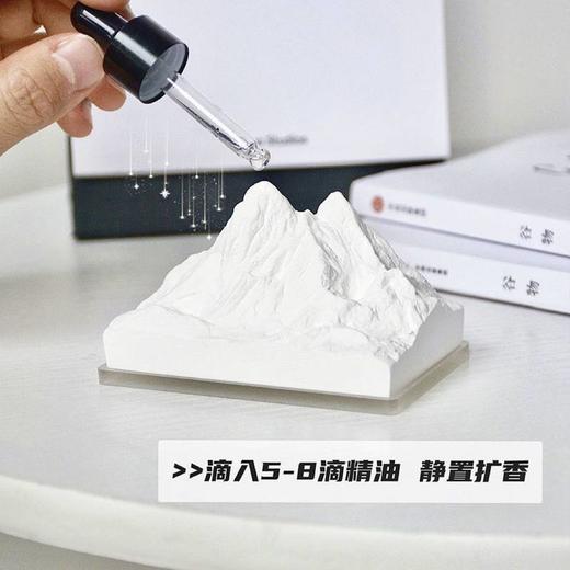 香氛无火石膏阿尔卑斯山雪山卧室香薰批发摆件扩香石室内车载家用 商品图2