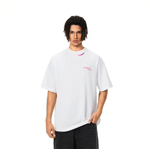 【Achock官方店】美式幻影短袖T恤男女新款潮牌字母印花嘻哈上衣 商品图1