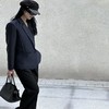 顺丰包邮洛诗琳41726显瘦气质经典色丝毛笔挺质感西装0818 商品缩略图0