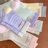 5双一组！花田兔费尔岛油画棒系列马卡龙杂色中筒袜子女日系春夏设计款棉袜 商品缩略图3