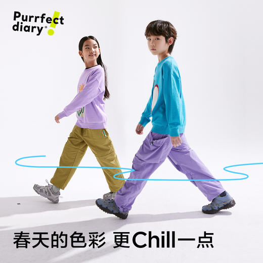 【咕噜日记】童装儿童圆领毛衣2025新款男女童套头针织衫透气百搭上衣PCMY2505 商品图1