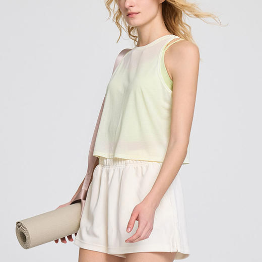 跃牌【周游世界系列】2025春夏新品瑜伽服女天丝莱赛尔轻薄运动上衣吸湿速干宽松健身服TP0799 商品图1