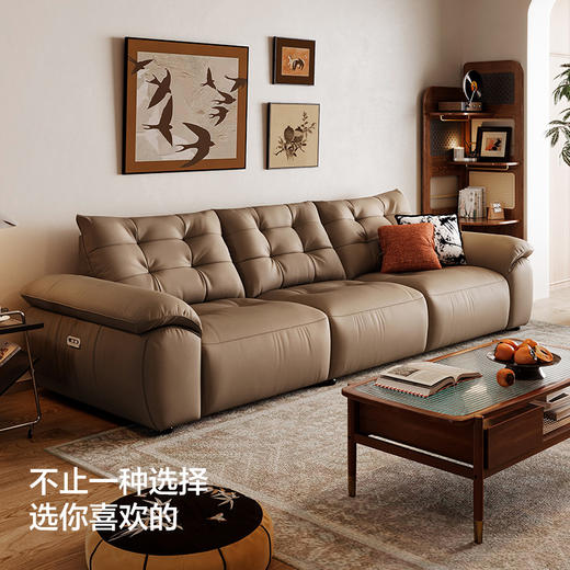 林氏家居大黑熊真皮电动沙发客厅2025新款G249-A-3月新品 商品图4