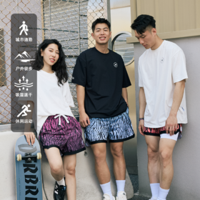 LUSHISI慧睛主题短袖遇水显印花趣味设计凉感舒适运动速干T恤短袖