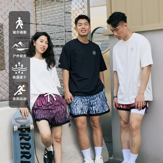 LUSHISI慧睛主题短袖遇水显印花趣味设计凉感舒适运动速干T恤短袖 商品图0