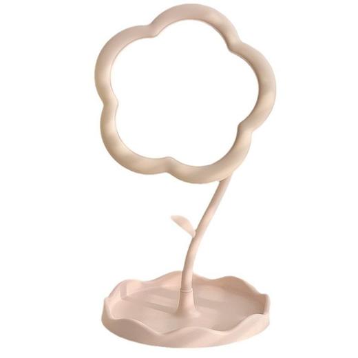 学生挂办公室桌面奶油美妆补妆镜镜首饰风化妆镜梳妆台便携 商品图4