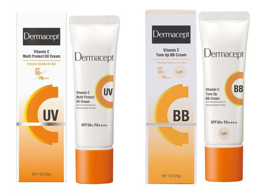 Dermacept维他命C多效防晒乳霜SPF50/PA++++/维他命C多效防晒BB霜 商品图1