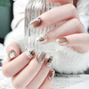 手作爆闪长猫眼美甲高级感手工甲片批发贴布契拉提指甲短款穿戴甲 商品缩略图2