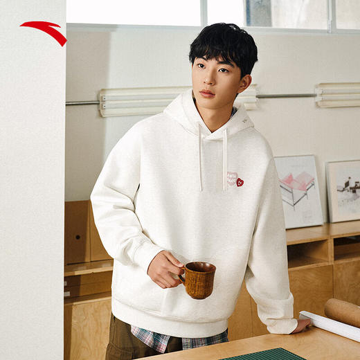 安踏（ANTA）滑板文化男女同款弹力动型科技连帽卫衣套头衫172528701 商品图3