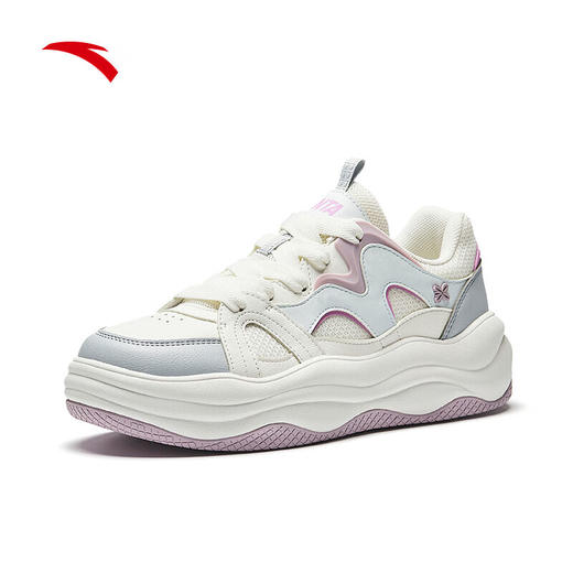 安踏（ANTA）冰淇淋丨板鞋女2025春季厚底增休闲鞋时尚潮流运动鞋女122528035 商品图1