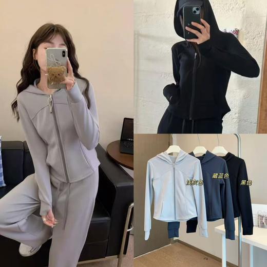 自留推荐！谁穿谁好看！敲显示的小蛮腰带帽外套！ 商品图0