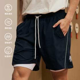 LUSHISI雷励前行主题运动篮球短裤四面弹面料吸湿排汗凉感轻盈裤