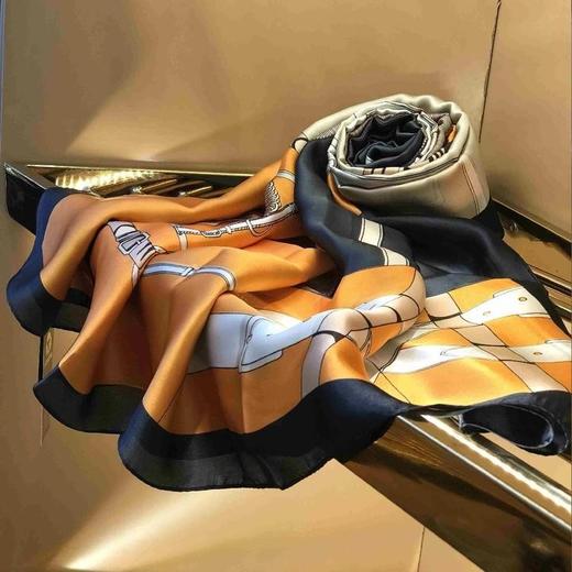 优品堂【花花世界】手感丝围巾空调巾、防晒巾长巾 商品图10