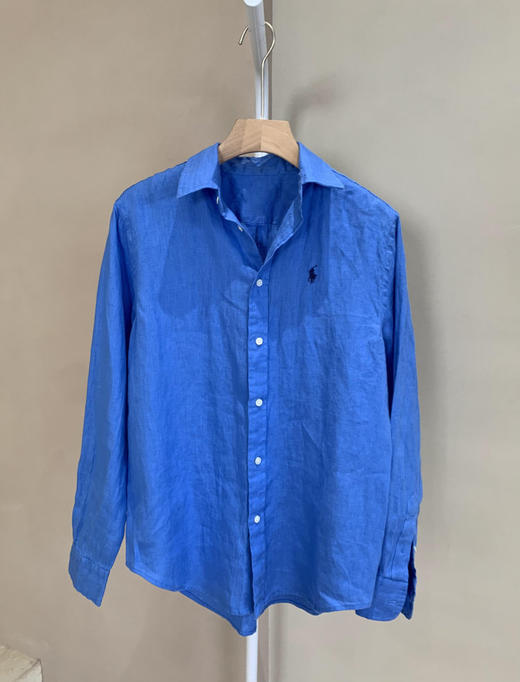 【高品质私服】【RL宽松版亚麻衬衫】吸湿散热，保健抑菌，防污抗静电G0787-CC【无标出货 介意慎拍】 商品图11