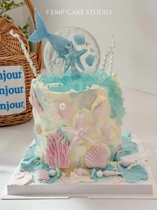海洋许愿池蛋糕 商品图0