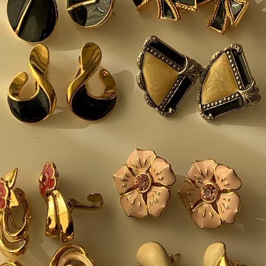 【苏州】美国中古AVON珐琅耳夹US216 商品图9