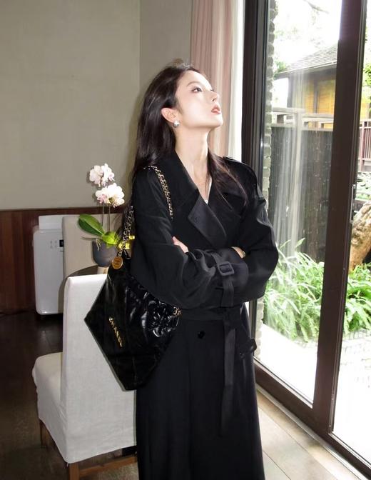 简约老钱风风衣中长款显瘦知性风衣大衣 商品图11