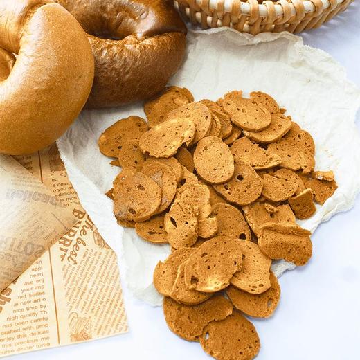 唔天佳贝果脆55g*3袋蜂蜜黄油蒜香可可味贝果脆片薄脆面包干办公室休闲解馋零食 商品图11