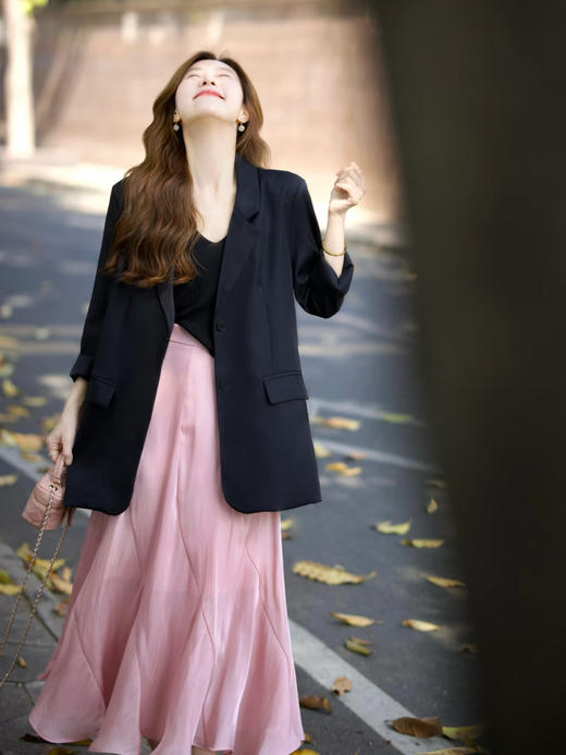 【百图lulu定制】【爵士西装】翻领 双口袋 后开叉西装外套 商品图1