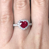 缅甸鸽血红戒指〔一见倾心〕 商品缩略图3
