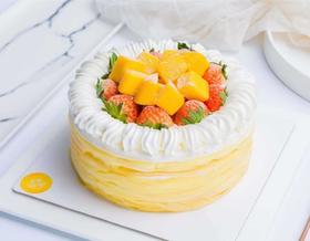 动物奶油·缤纷鲜果千层蛋糕F款