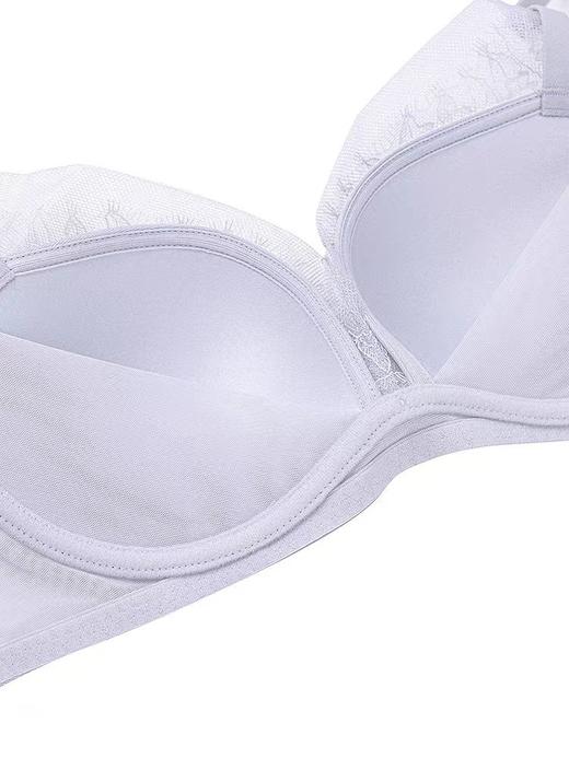 【Aimer爱慕】B4F |爱慕25春夏花影内衣女3/4无钢圈中厚模杯小胸聚拢文胸AM17A761 商品图5