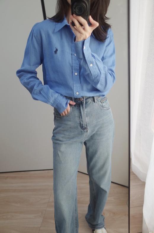 【高品质私服】【RL宽松版亚麻衬衫】吸湿散热，保健抑菌，防污抗静电G0787-CC【无标出货 介意慎拍】 商品图3