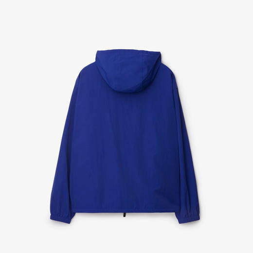 【一】BURBERRY 巴宝莉 男士马术骑士徽标印花尼龙连帽外套 蓝色 8104612 B7323 商品图1