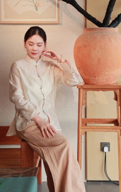 【2026东衣作】阔腿裤（24709615密陀僧-结缘款） 商品图1