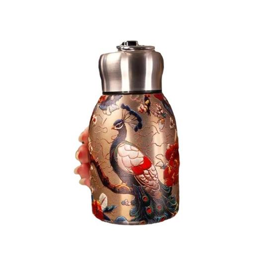 304不锈钢户外小胖丁保温杯水杯带提环便携口袋杯双层300ml大肚杯 商品图4