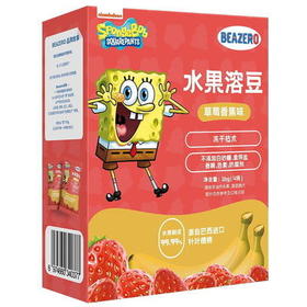 【一般贸易】未零beazero海绵宝宝水果溶豆24g*1盒6包
