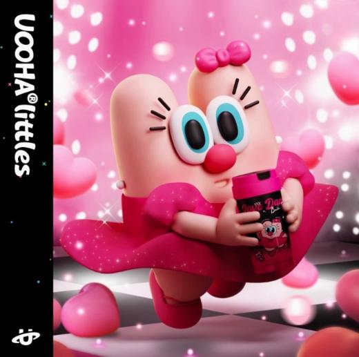 uooha巨浪保温杯-黑天鹅海伦-黑粉-960ml 商品图1