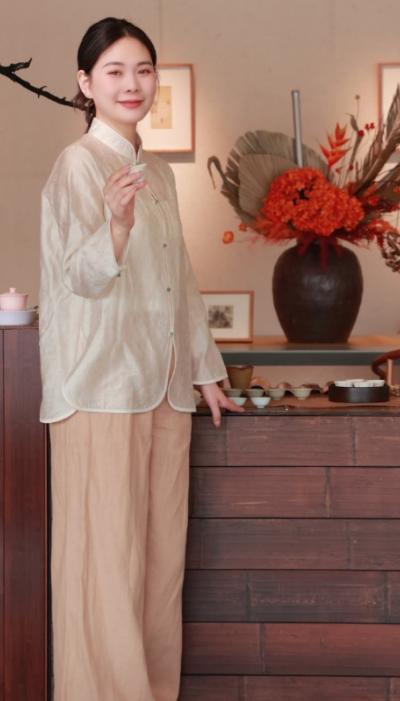 【2026东衣作】阔腿裤（24709615密陀僧-结缘款） 商品图0