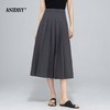 优雅减龄高腰拉链百褶半身裙 商品缩略图0