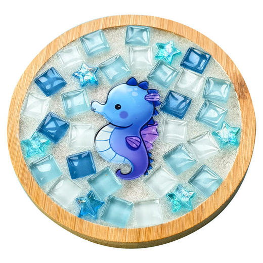 新品DIY手工杯垫材料包 马赛克亲子创意幼儿园小礼物批发益智玩具 商品图4