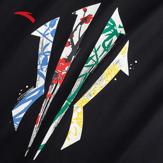 安踏（ANTA）欧文系列T恤 男女同款夏季新款运动休闲潮流圆领短袖172521109 商品图4