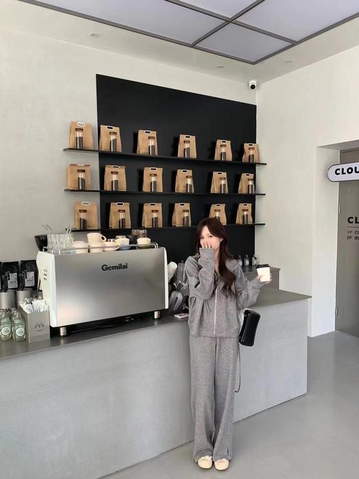 金蘑菇菇 【慵懒清晨】懒人套组休闲通勤百搭上衣+裤子 商品图6