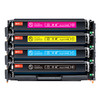 绘威CF540A硒鼓203A适用惠普M281fdw硒鼓 M254dw打印机墨盒 M280nw M281fdn M254nw/dn粉盒 CF500国外版 四色套装 商品缩略图1