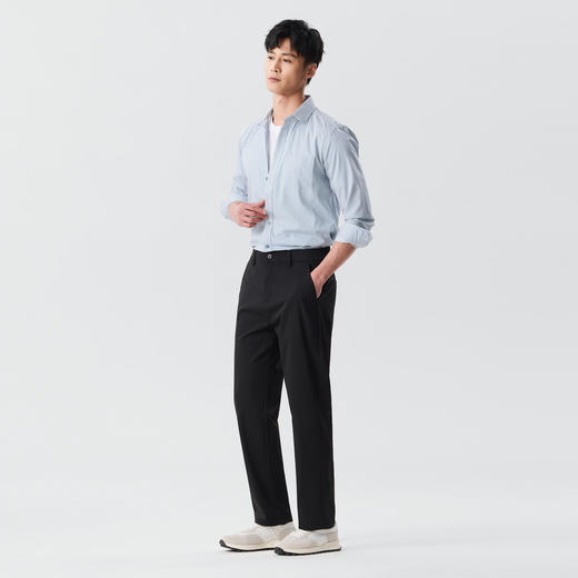 圣得西日系休闲宽松长裤男2025春夏新款基础直筒工装裤子简约百搭2522921252 商品图3