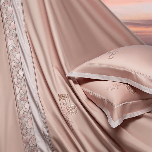 自然醒160支长绒棉四件套高档全棉被套床单轻奢刺绣新疆长绒棉被罩2025新款床上用品GDS 商品图6