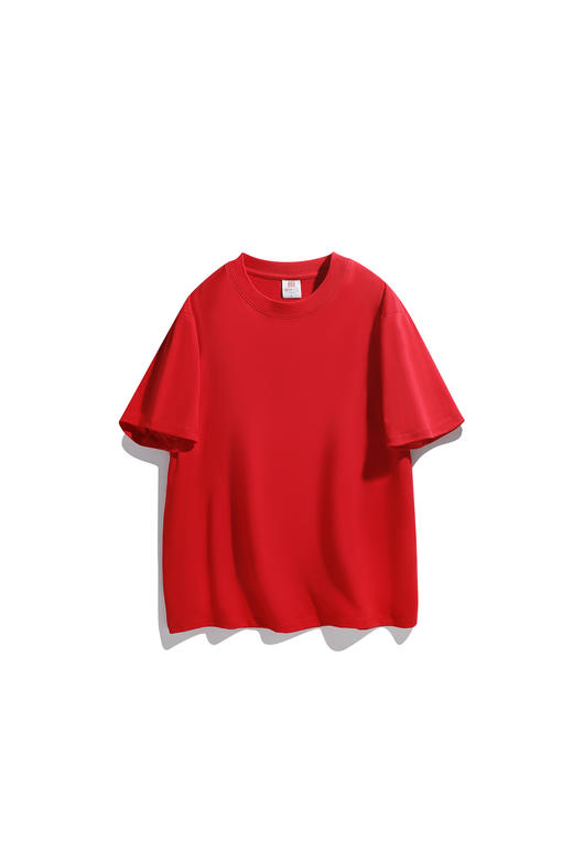 夏季【220克圆领纯棉t恤】7A抗jun纯色短款上衣 舒适透气 耐磨休闲百搭T恤 商品图8