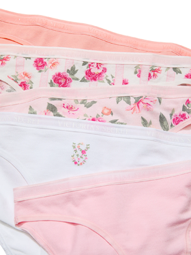 上新款！VS维秘全棉内裤5条装套装